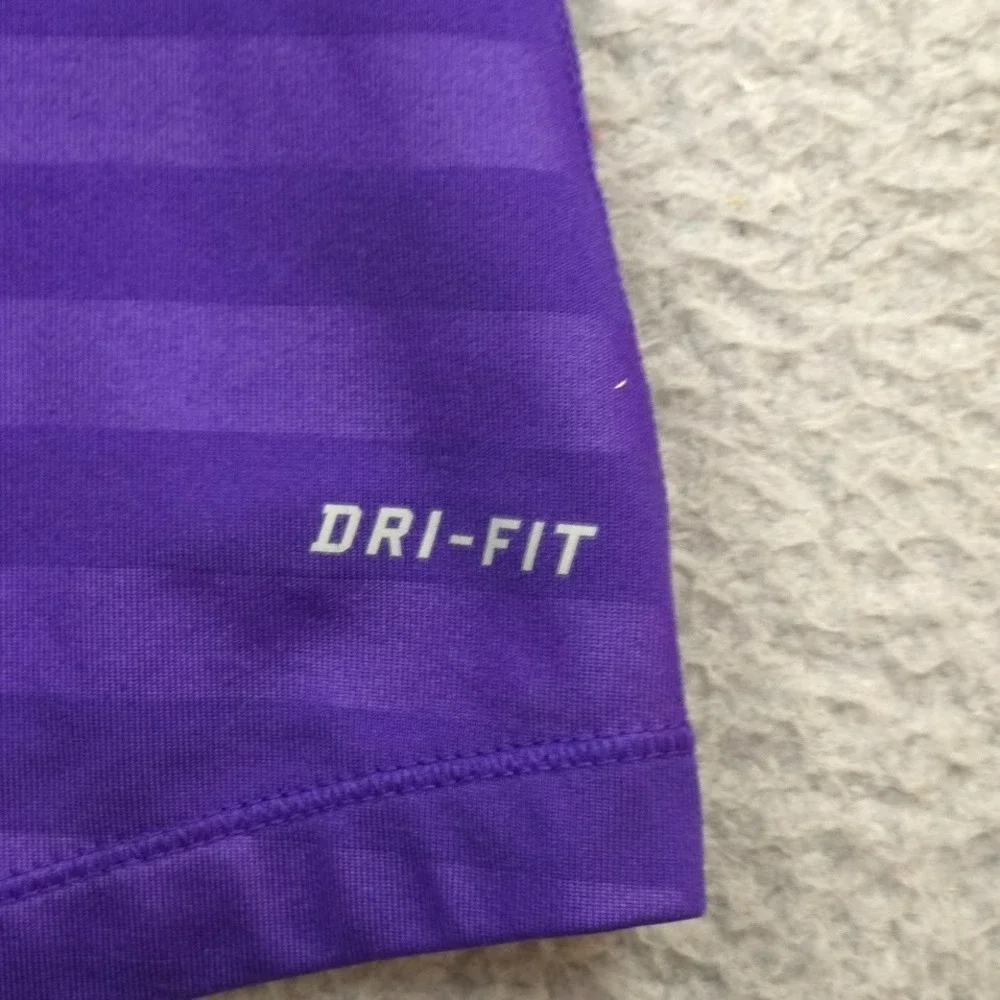 Nike Pro Hyperwarm Dri-FIT 1/2 Zip Pullover Purple Women's Small Top Running Gym